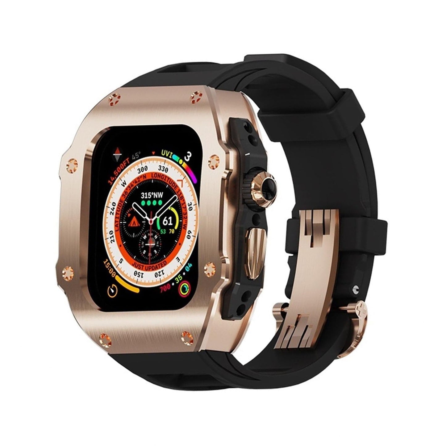 Tough Apple Watch Ultra Stainless Steel Bracelet Strap