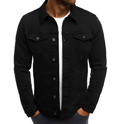 Cool Breathable Denim Jacket for Men