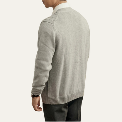 Warm Crew Neck Knitted Men's Winter Sweater