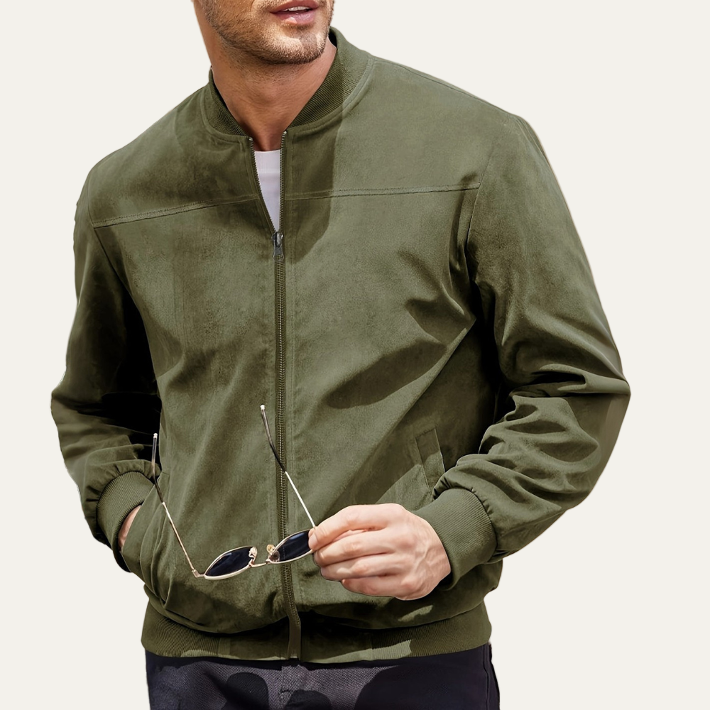 Men's Vintage Style Zipper Jacket