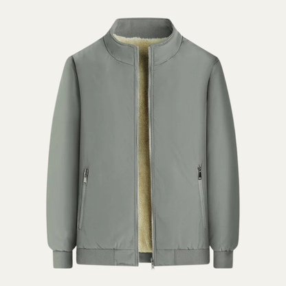 Insulated Men's Synthetic Fur Parka Coat