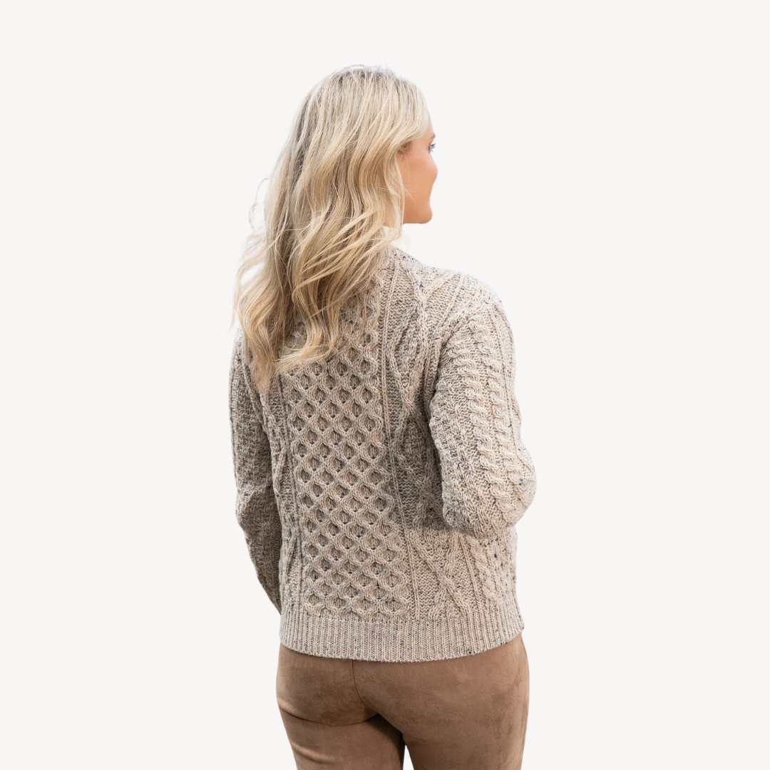 Soft Cable Knit Sweater for Ladies