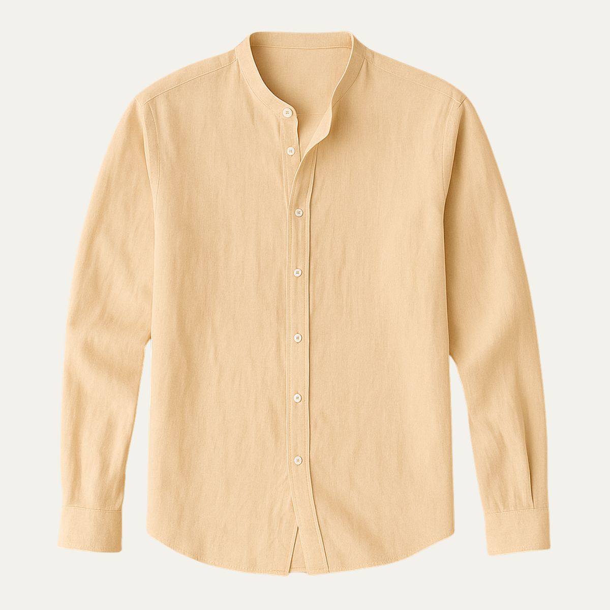 Lightweight Breathable Men's Linen Shirt Loose Fit