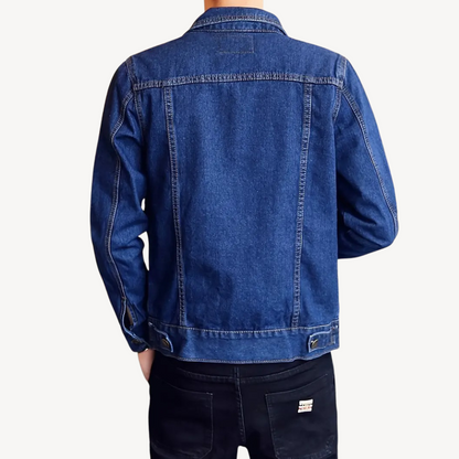 Classic Blue Jeans Jacket for Guys