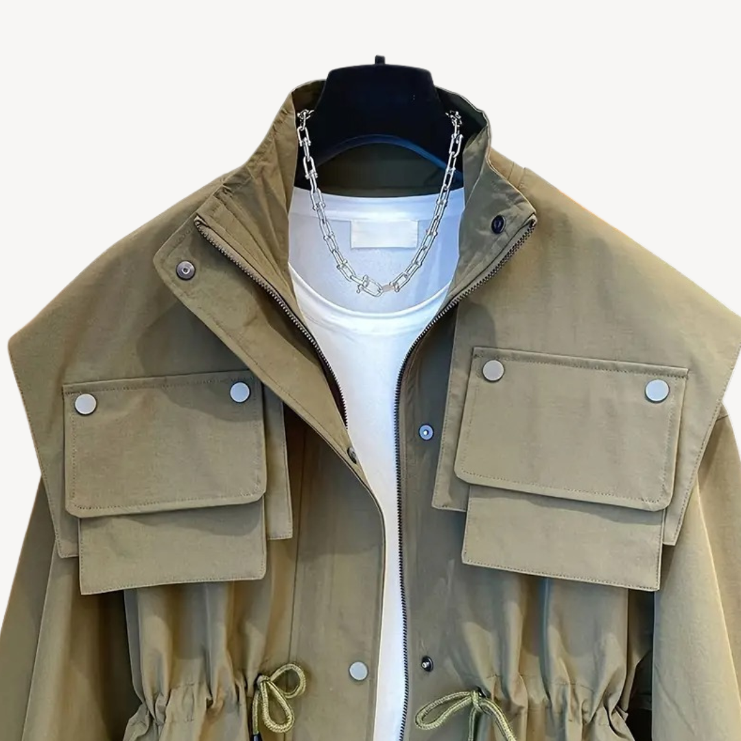 Practical Everyday Parka for Ladies with Pockets