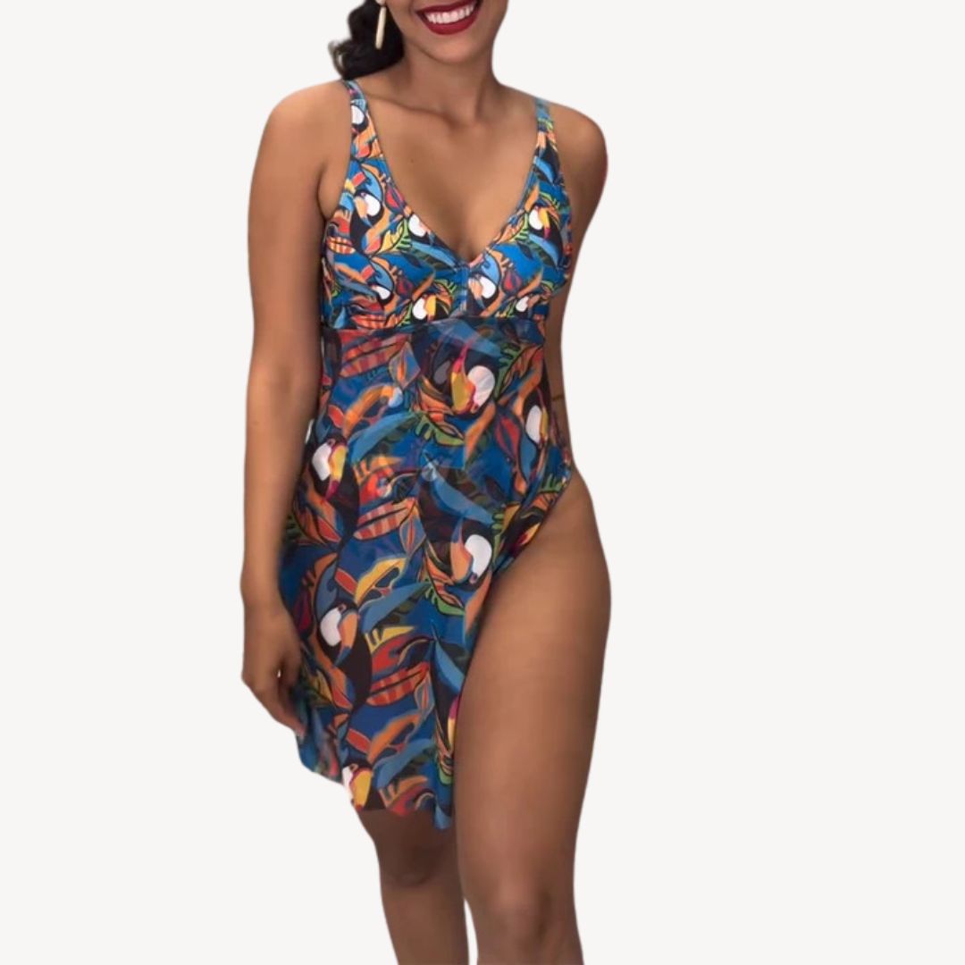 Women's Classic Swimsuit Beach Dress - OutfitLondon