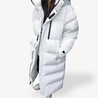 Ladies Thick Down Filled Parka Winter Coat