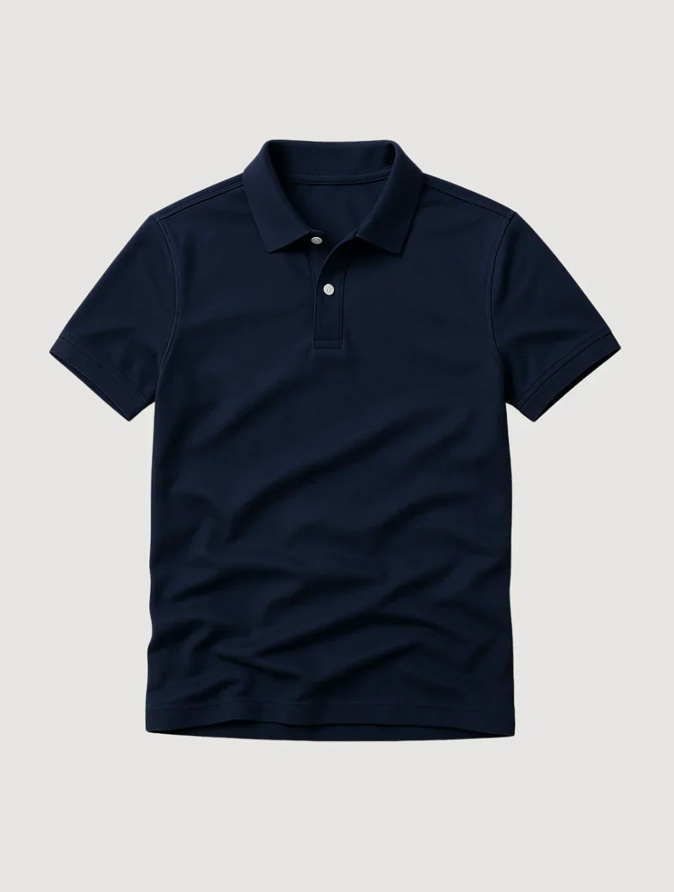 Classic Dark Blue Polo Shirt for Men