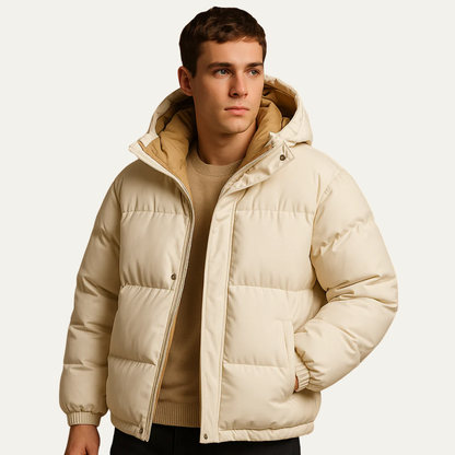 Warm Insulated Men's Down Puffer Coat