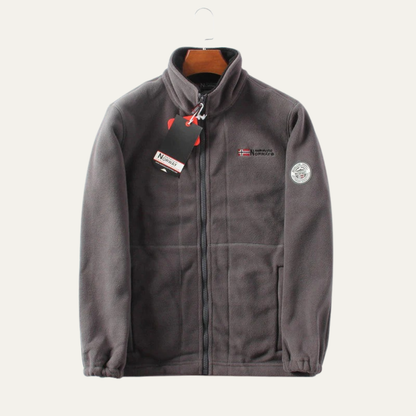 Soft Men's Fleece Zipper Jacket