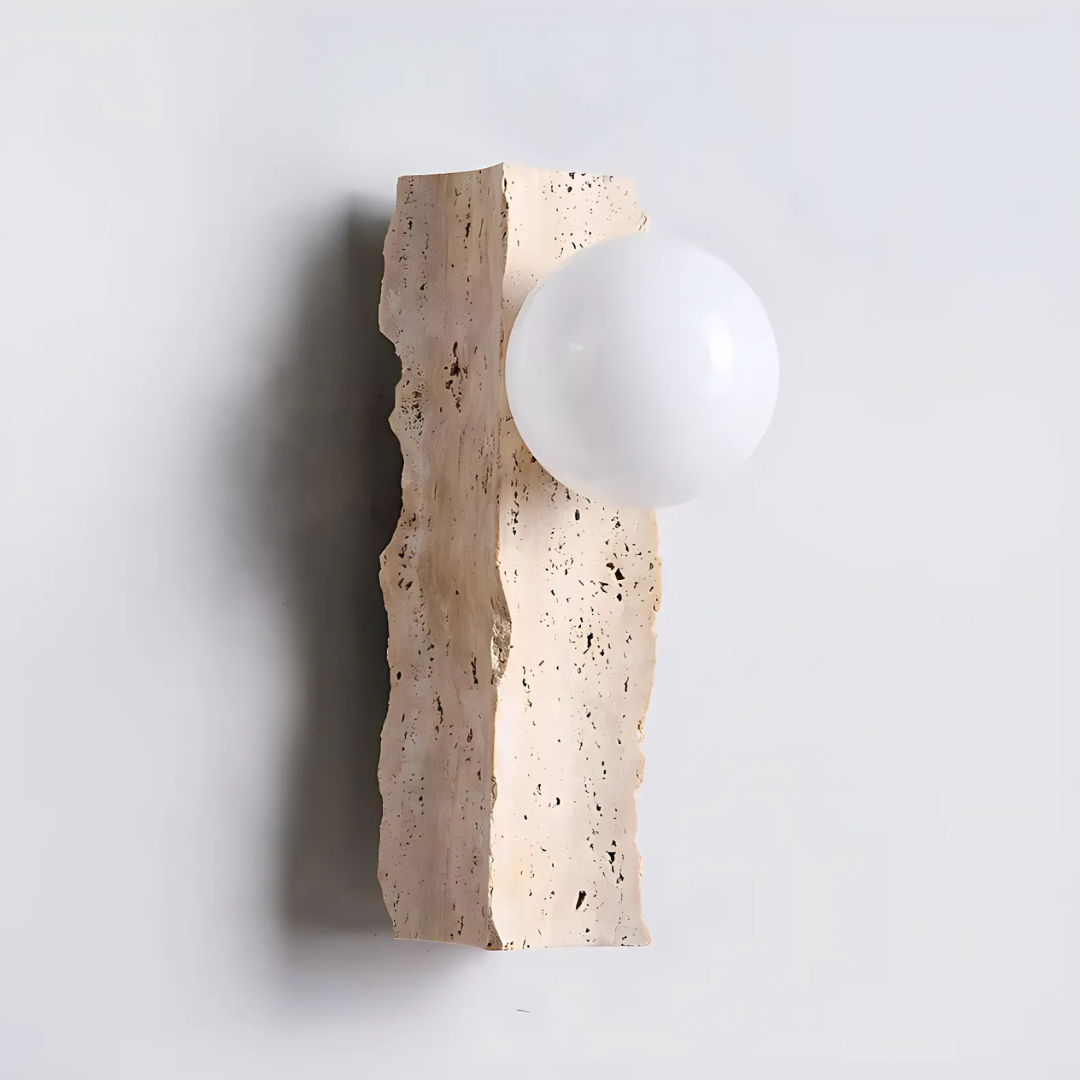Elegant Stone LED Wall Lamp