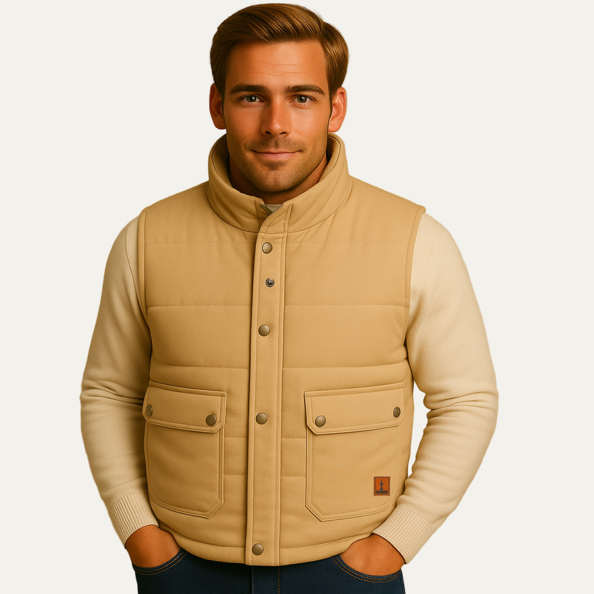 Warm Padded Men's Down Gilet Vest