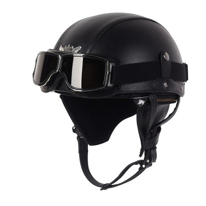 Classic Biker Helmet with UV Shielding