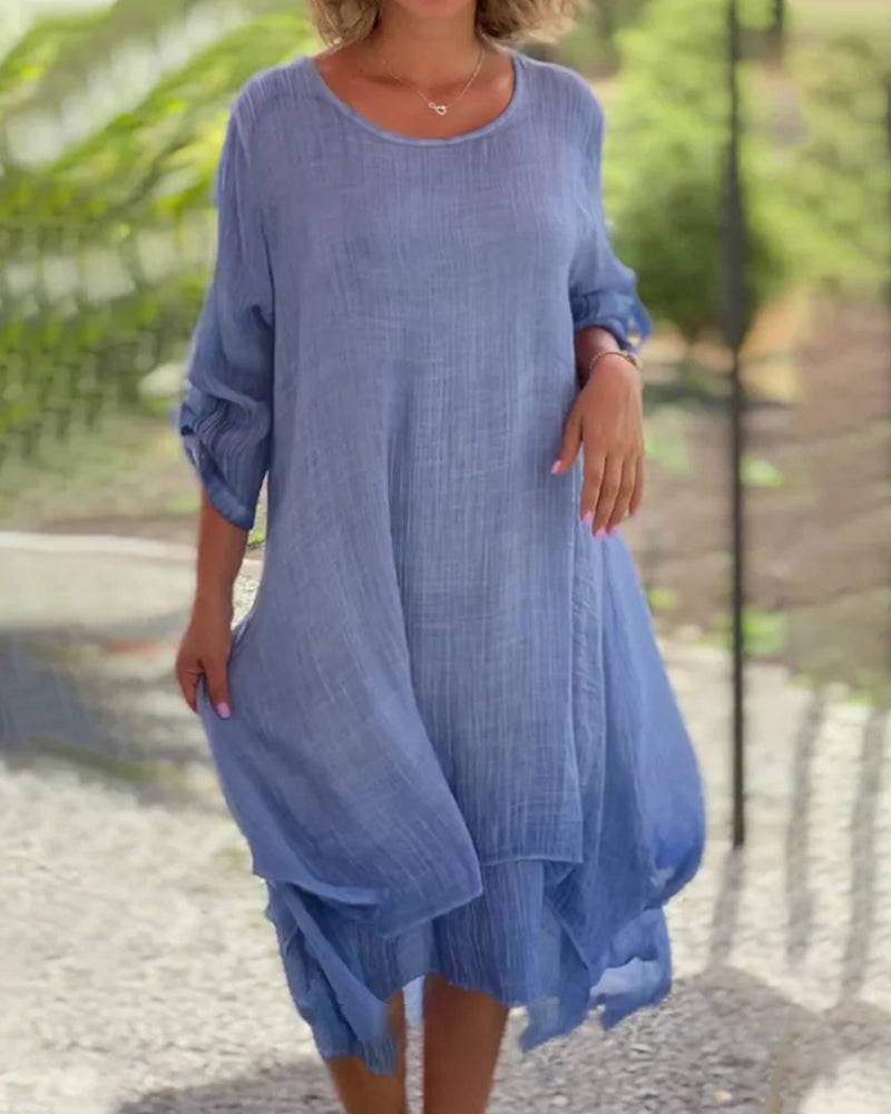 Relaxed Fit Casual Summer Dress for Ladies