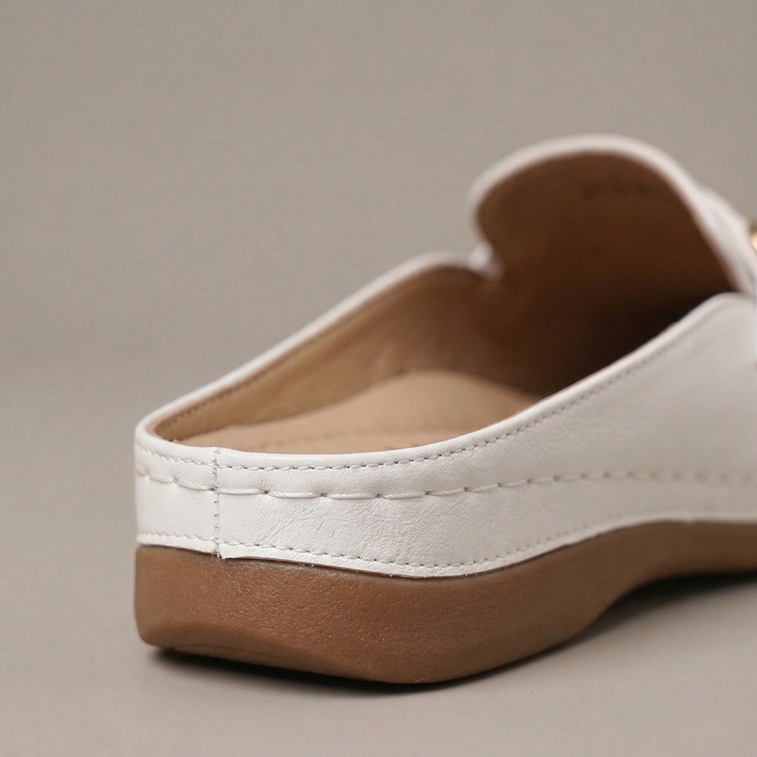 Elegant Open Toe Summer Slide Sandals Comfortable Flat Shoes