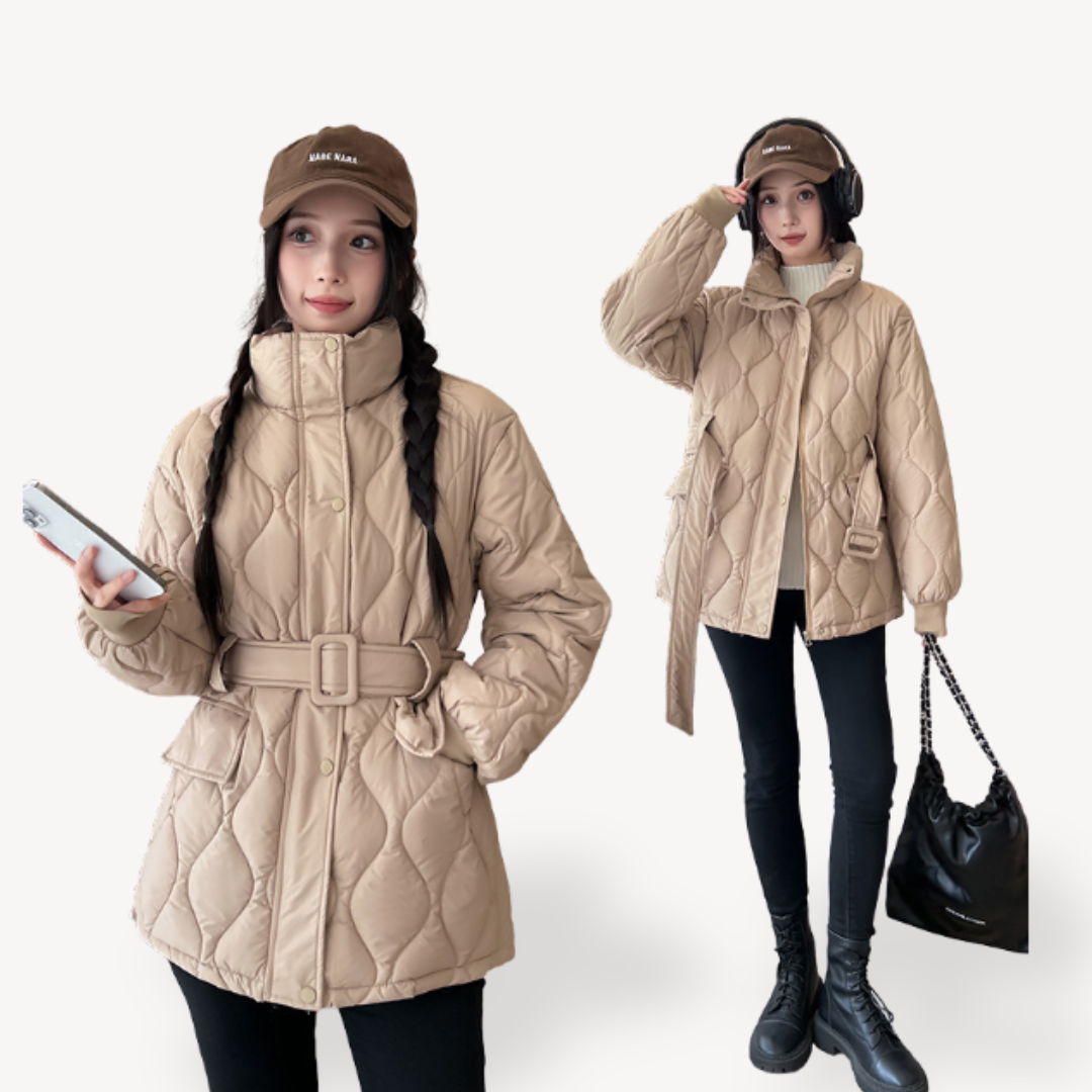 Cozy Insulated Quilted Winter Jacket Women - OutfitLondon