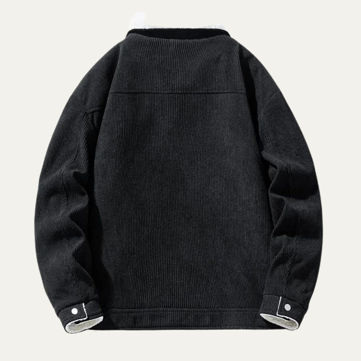 Warm Plush Lined Denim Trucker Jacket