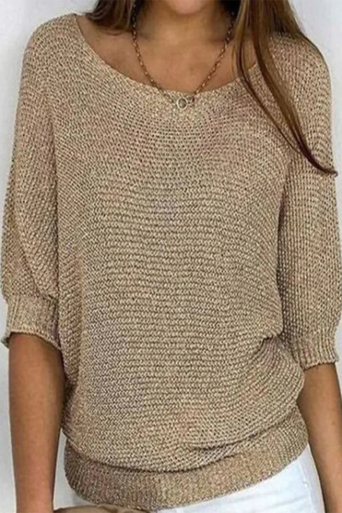 Relaxed Fit Women's Batwing Sweater
