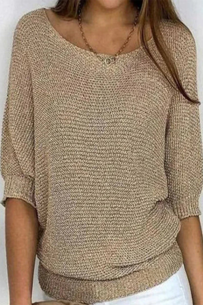 Relaxed Fit Women's Batwing Sweater