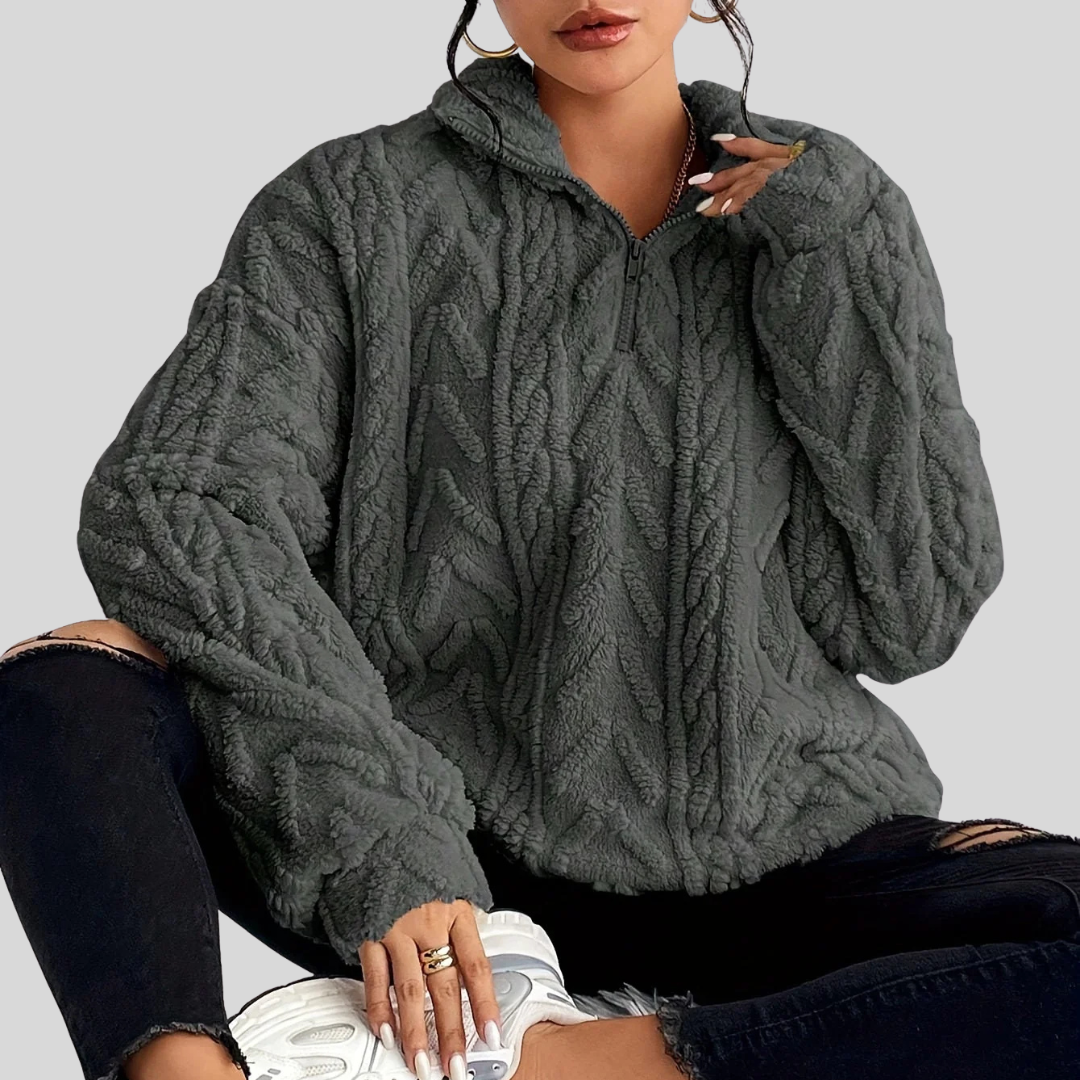 Cozy Crew Neck Winter Sweater