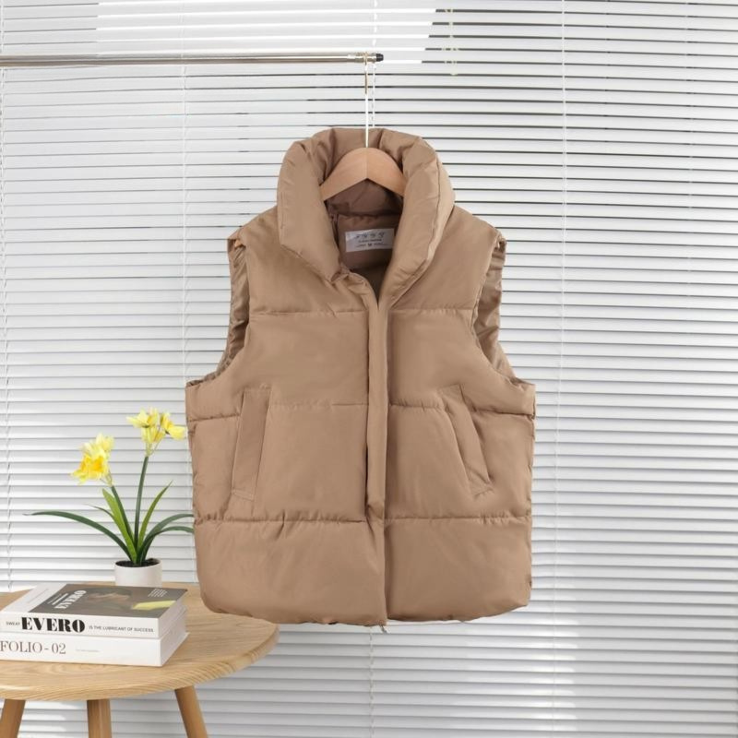 Cozy Oversized Puffer Vest Jacket - OutfitLondon