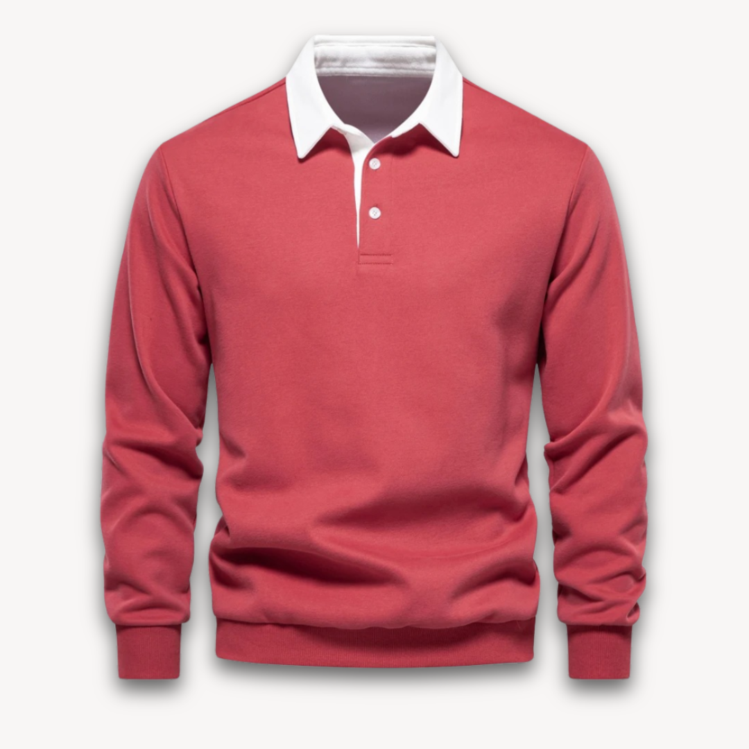 Men's Traditional Striped Polo Shirt