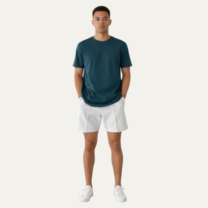 Men's Relaxed Fit Knee Length Cotton Shorts