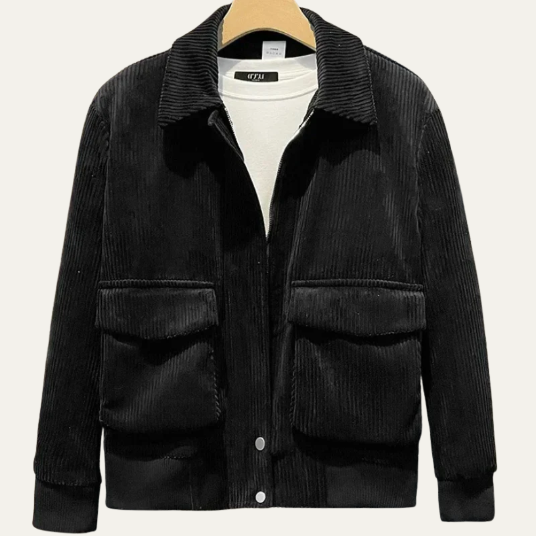 Men's Soft Button Down Relaxed Fit Jacket