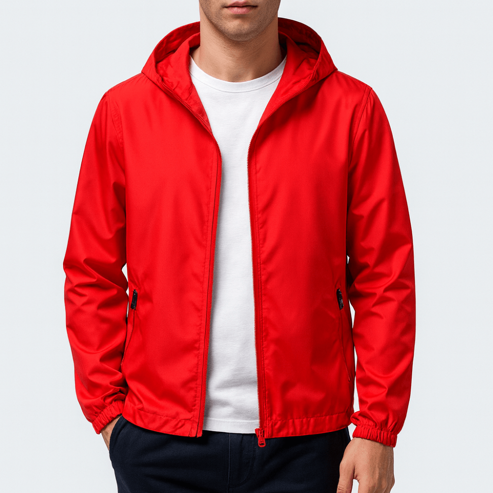 Lightweight Water Resistant Windbreaker Jacket