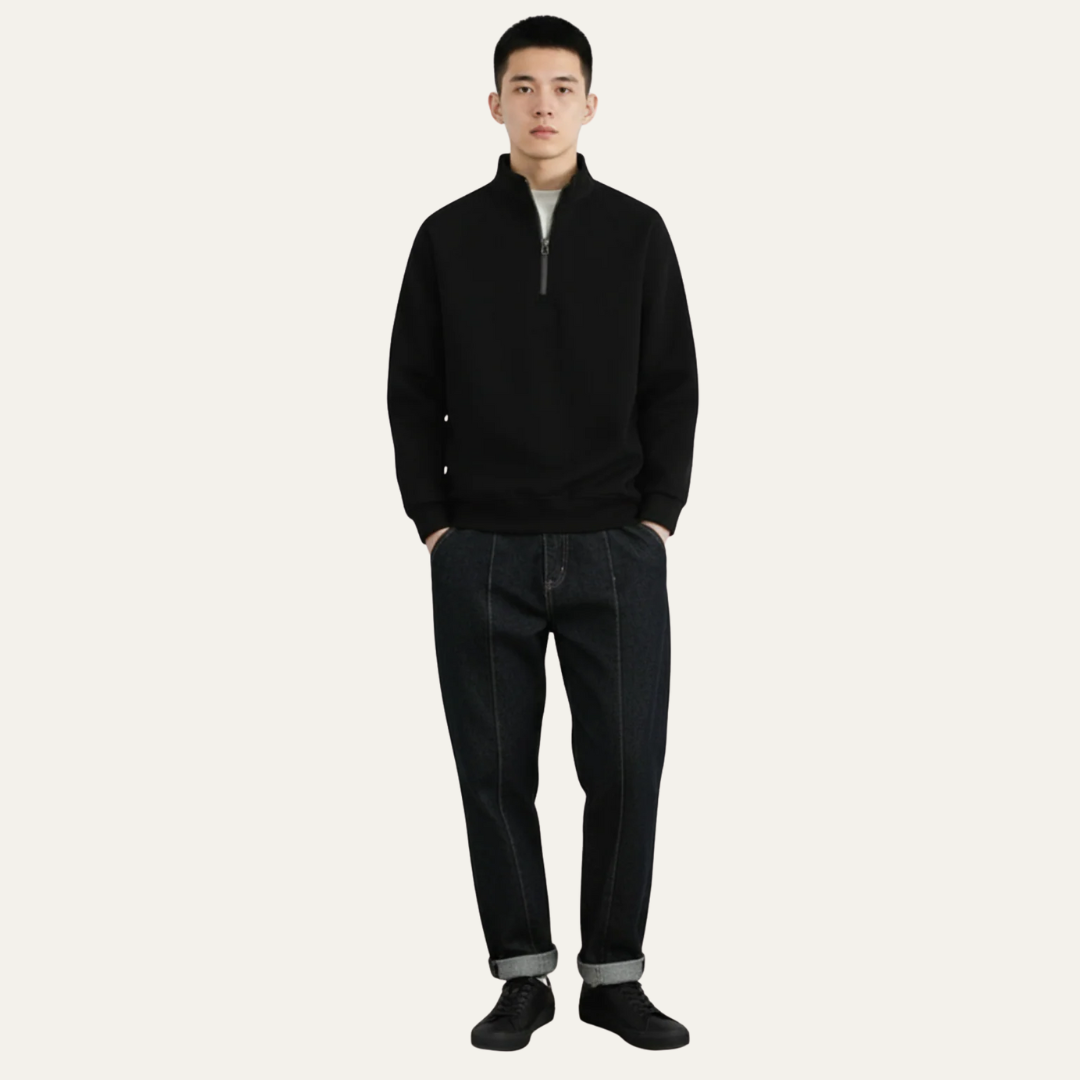 Men's Warm Fleece Pullover Sweater