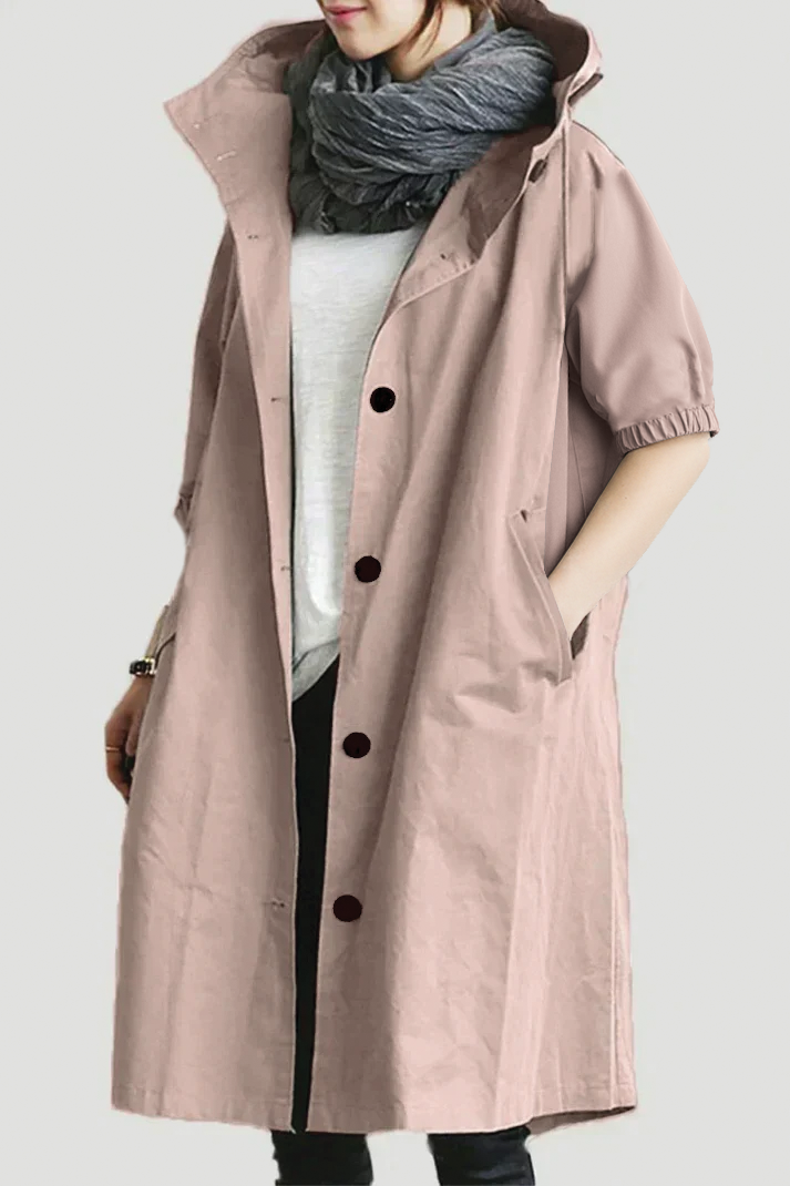 Women's Hooded Trench Coat