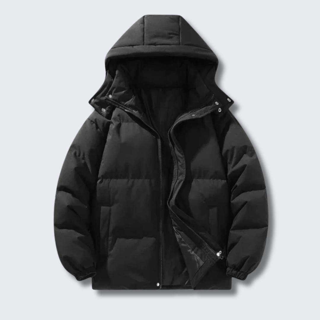 Warm Waterproof Men's Down Filled Parka Jacket - OutfitLondon