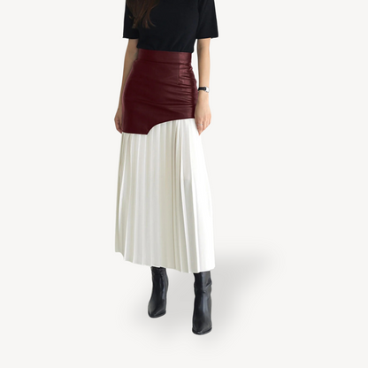 Flared Mid Length Womens Skirt