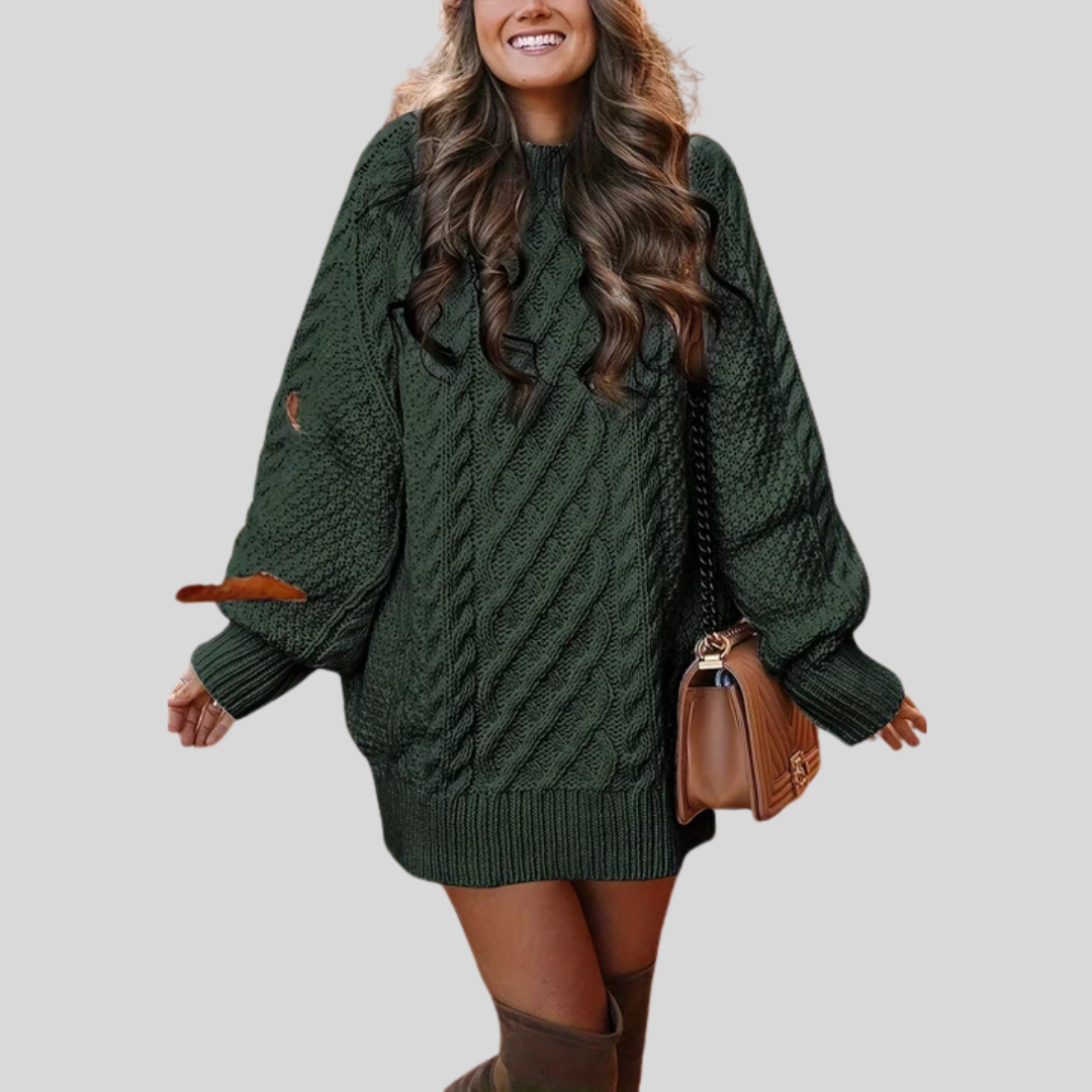 Cozy Large Knit Pullover Sweater