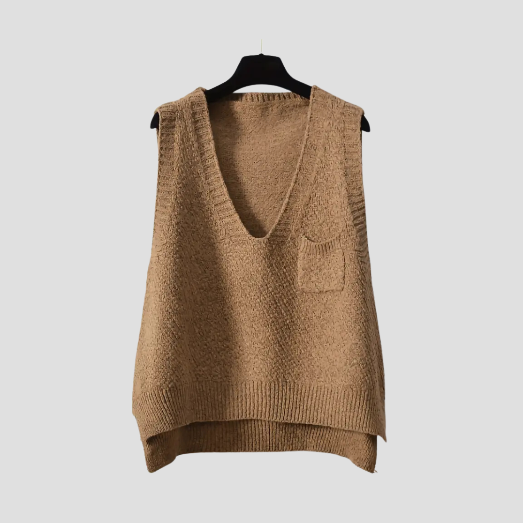 Ladies' Oversized Cardigan Vest