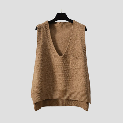 Ladies' Oversized Cardigan Vest