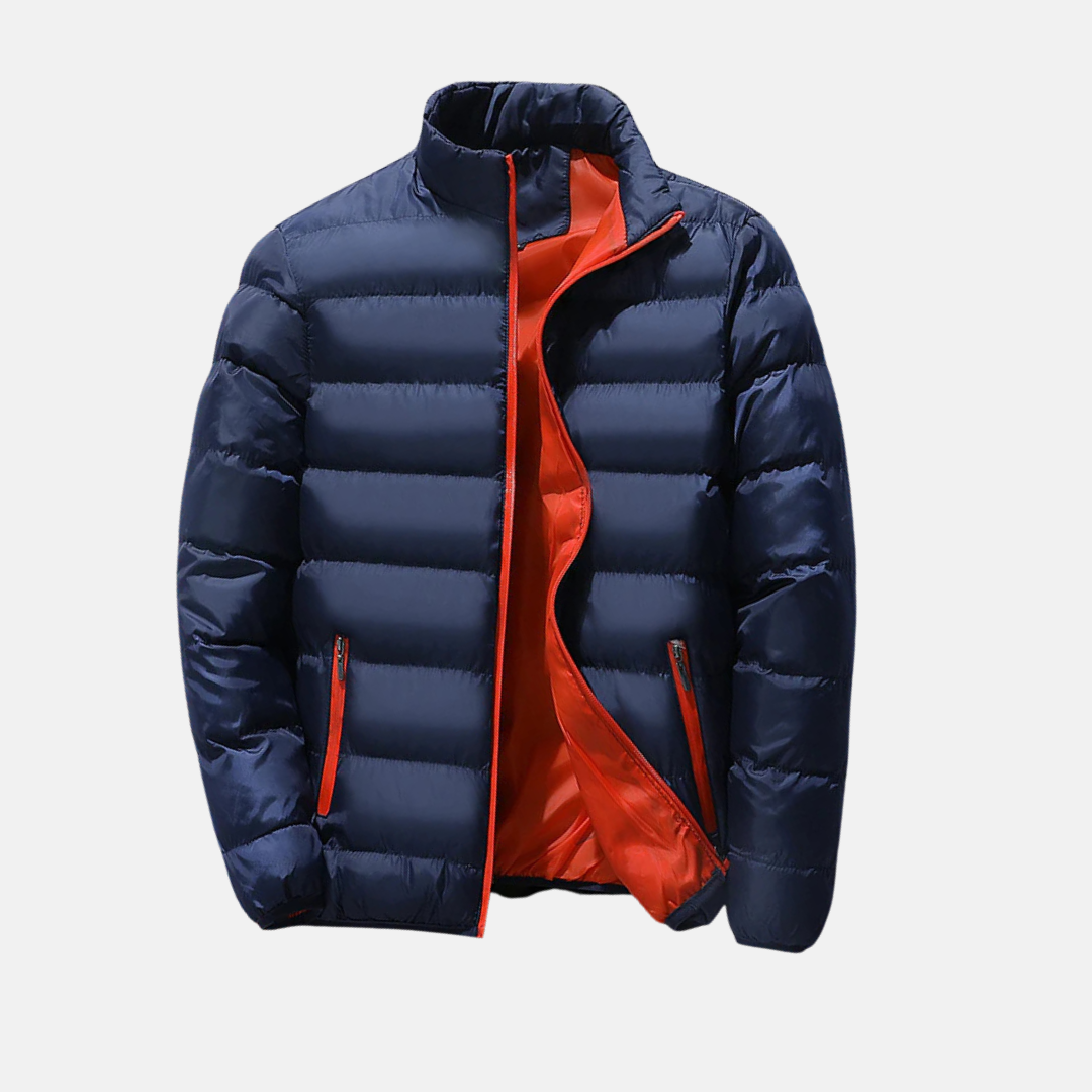 Warm Padded Men's Coat Waterproof Relaxed Fit Jacket