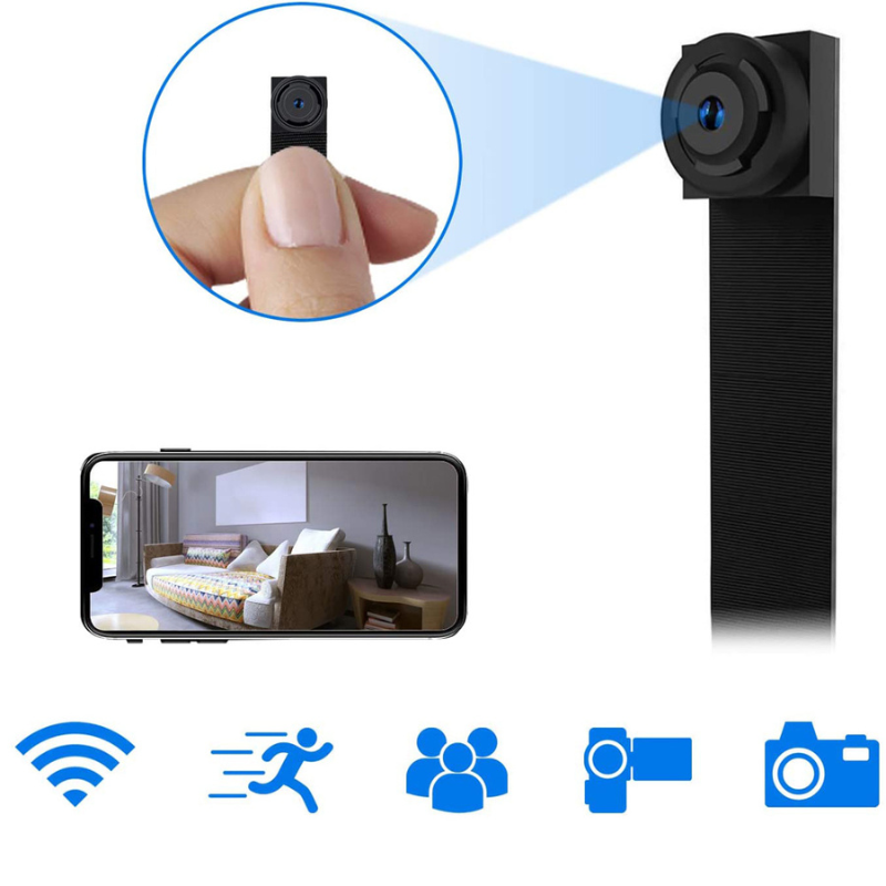 HD Wi-Fi Home Surveillance Camera with Secret Recording - OutfitLondon