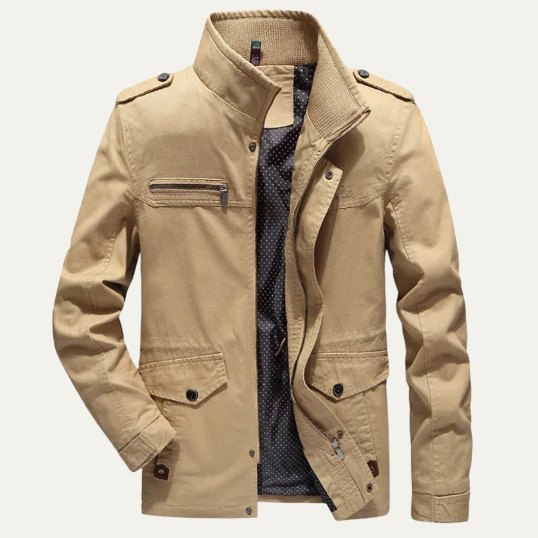 Tactical Outdoor High Neck Cargo Jacket