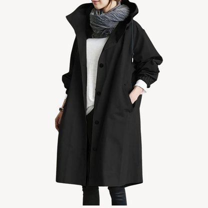 Ladies Classic Dark Parka Jacket