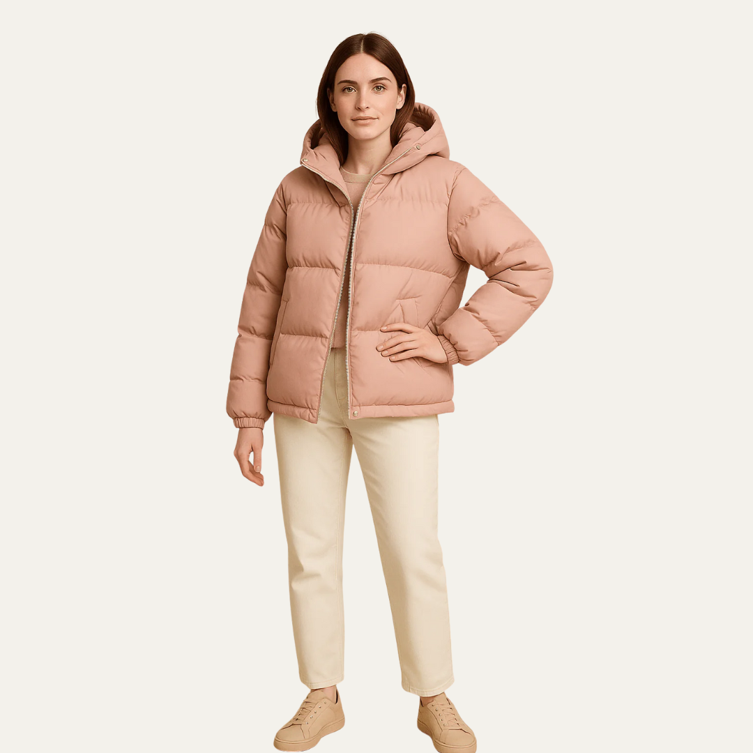 Relaxed Fit Women's Puffy Coat