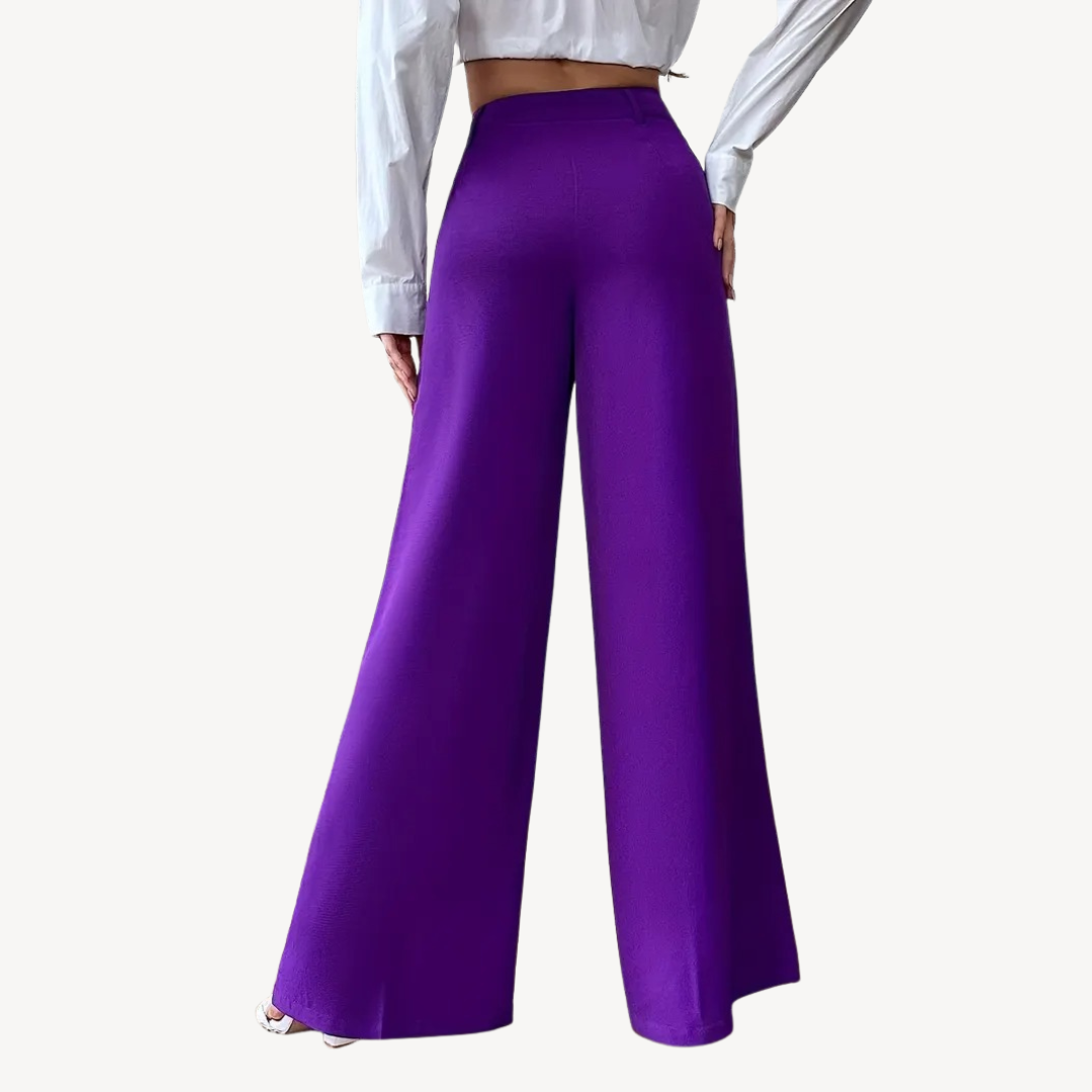Loose Fit Violet Pants