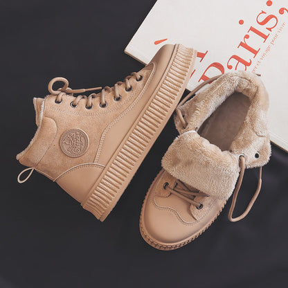 Ankle High Leather Boots
