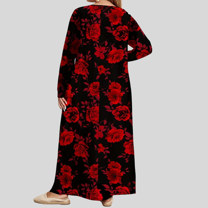 Beautiful Floral Long Dress
