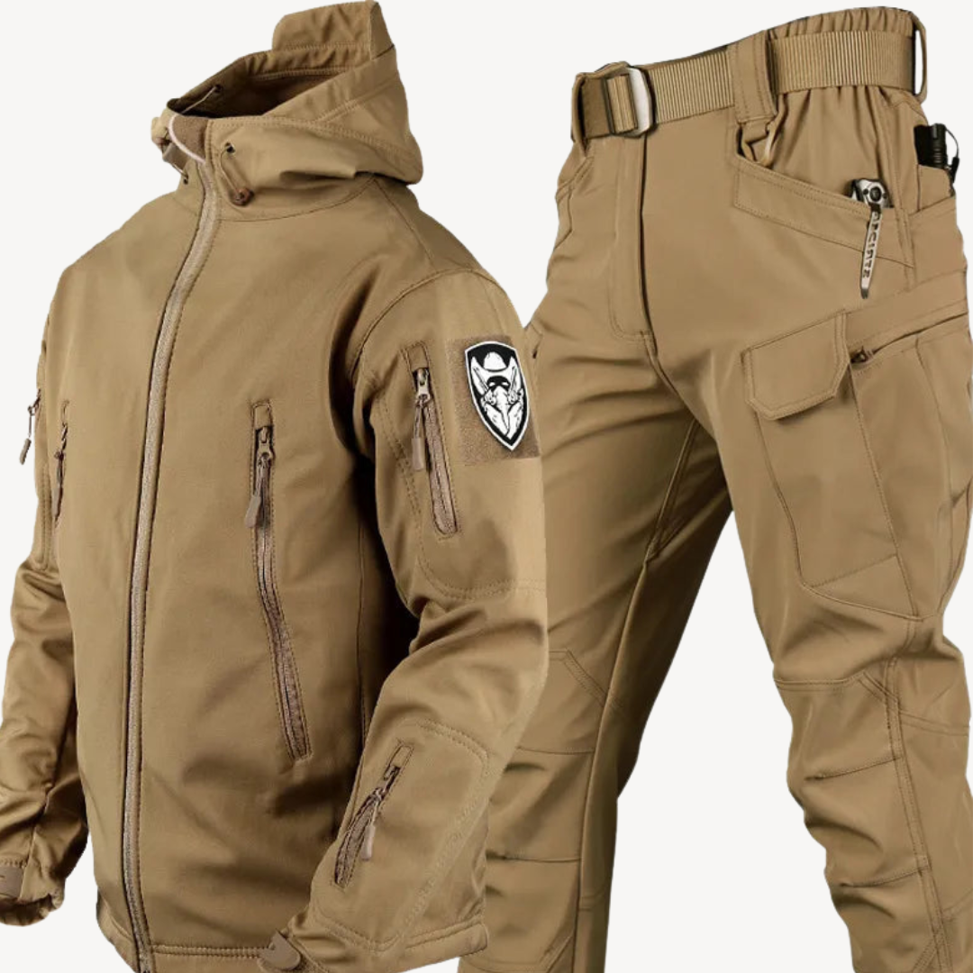 Men's Waterproof Military Jacket and Pant Combo