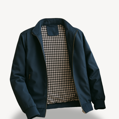 Classic Checked Men's Bomber Jacket