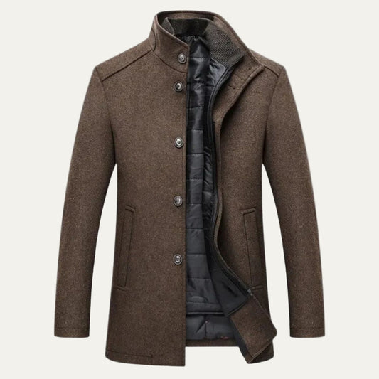 Warm Water Resistant Padded Men's Coat - OutfitLondon