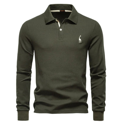 Classic Fit Casual Long Sleeve Cotton Mens Shirt