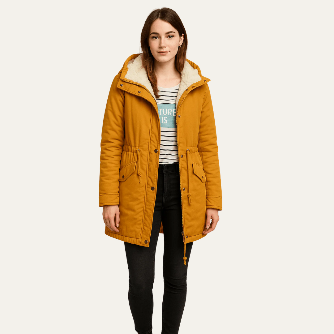 Ladies Long Waterproof Winter Coat