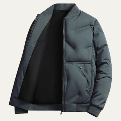 Men's Padded Zip Bomber Jacket
